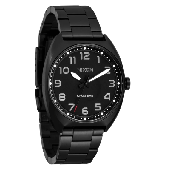 NEW NIXON Mullet Bracelet Watch Black Stainless Steel 38mm Unisex - Picture 1 of 10